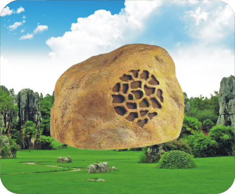 高品質(zhì)玻璃鋼草坪音箱 OBT-1803O